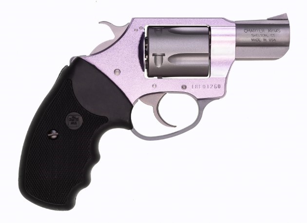 CHARTER ARMS LAVENDER LADY .38 SPL. ALUMINUM 5 SHOT 2IN FIXED STANDARD LAVENDER STAINLESS STEEL 53840 - Taurus Savings